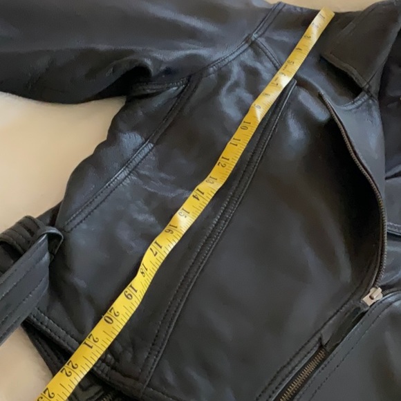 Vintage Leather Motorcycle Jacket Studded - Picture 10 of 10